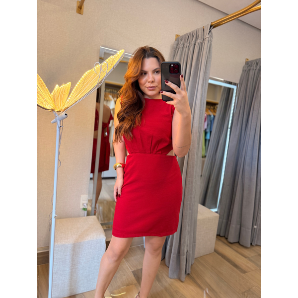 Vestido Lorena Vermelho 