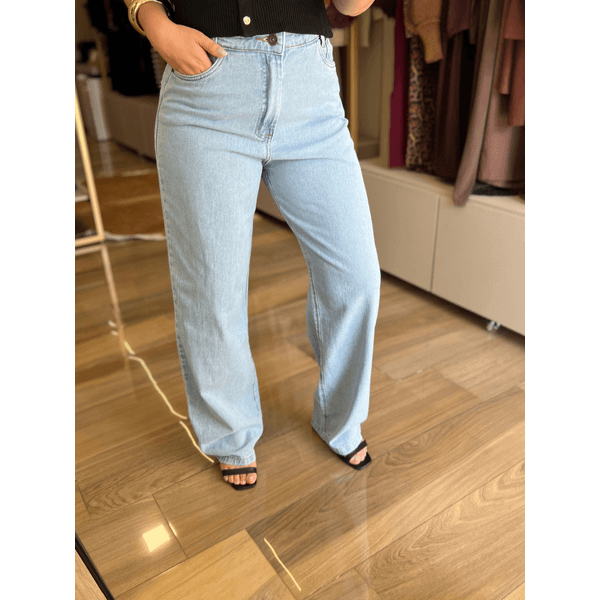 Calça Jeans Clara Wide Leg