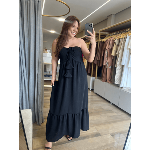 Vestido Lorana Preto