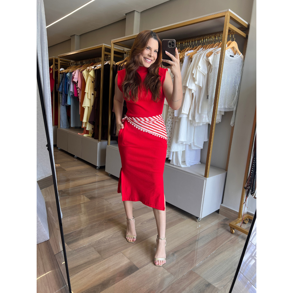 Vestido Carol Vermelho 