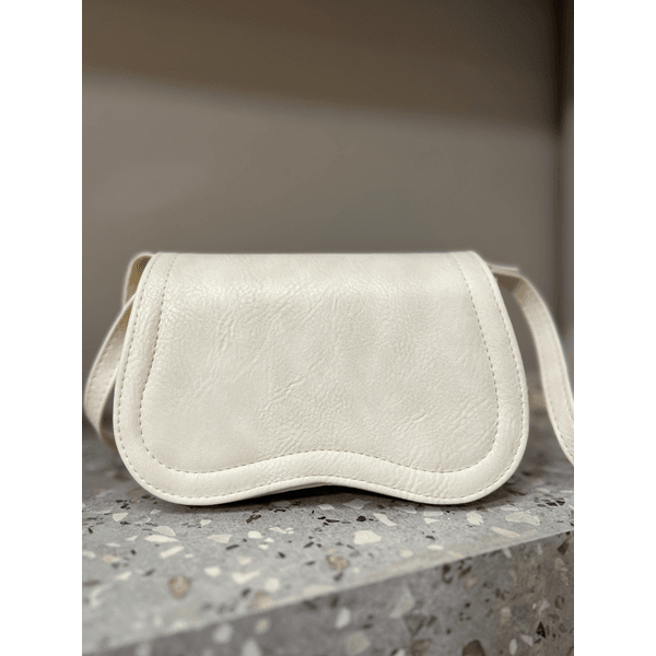 Bolsa Baguete Pequena Off White 