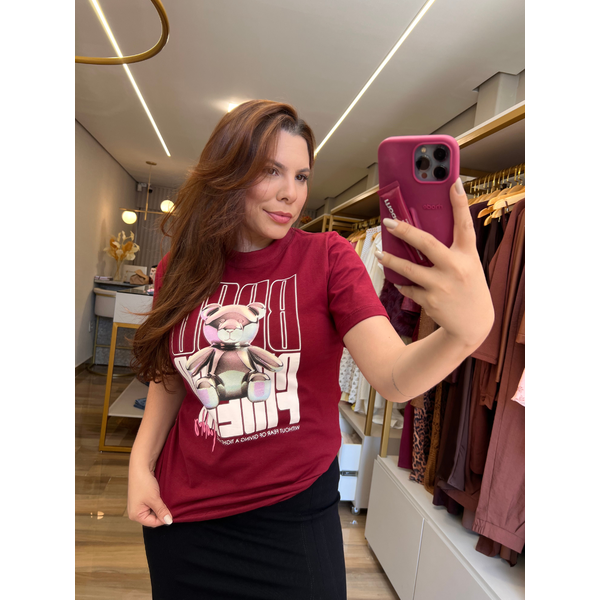 T- Shirt Marsala Urso Teddy