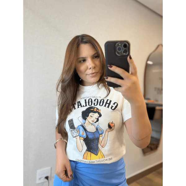 T-Shirt Branca de Neve