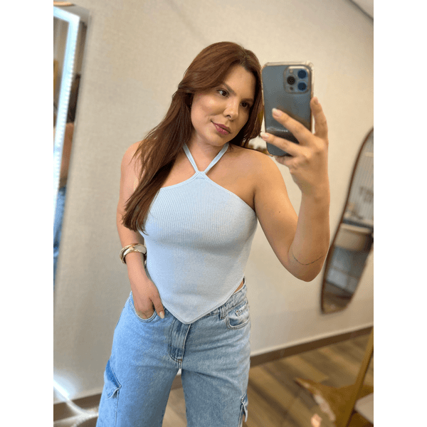  Cropped Yara Azul Claro 