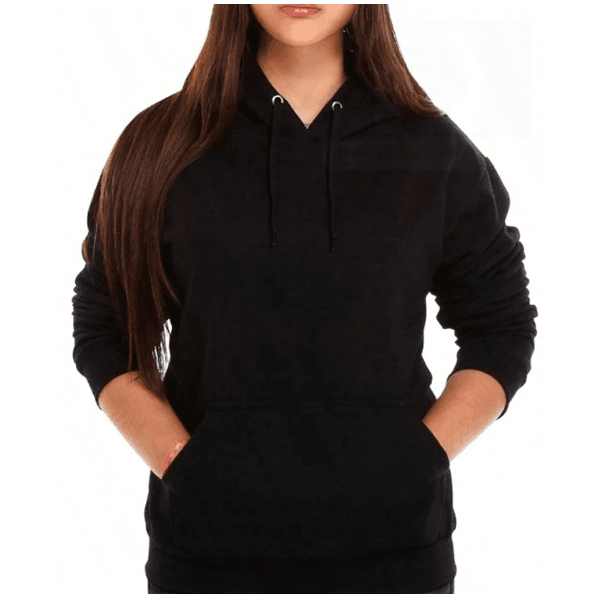 Moletom Feminino Confortável Caveira Coffee COSTAS Casual - PRETO - QUEIMA DE ESTOQUE