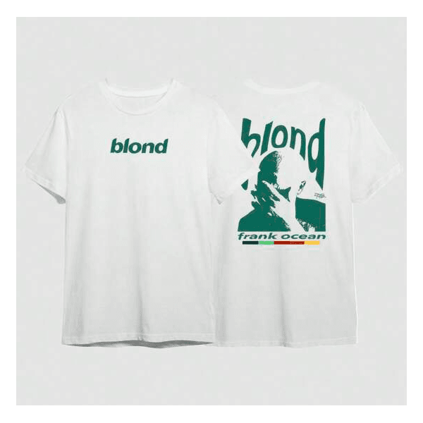 Camiseta Básica Frank Album Blond Hip Hop Ocean Self Control - BRANCO - QUEIMA DE ESTOQUE