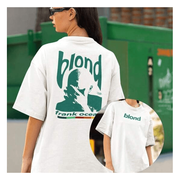 Camiseta Básica Frank Album Blond Hip Hop Ocean Self Control - BRANCO - QUEIMA DE ESTOQUE