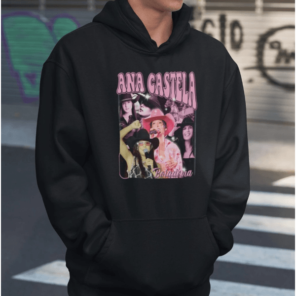 Moletom Unissex Ana Castela É A Boiadeira Bb Musica Sertaneja - PRETO TAM 10 - QUEIMA DE ESTOQUE