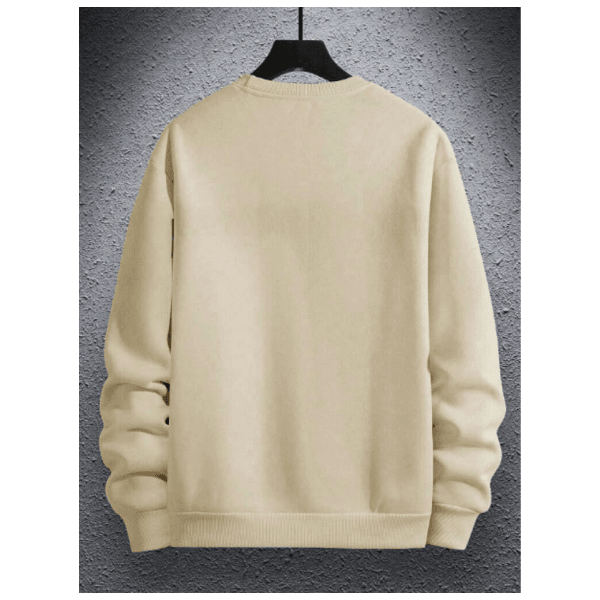 Moletom Masculino GOLA REDONDA streetwear dragão chinês - BEGE - QUEIMA DE ESTOQUE