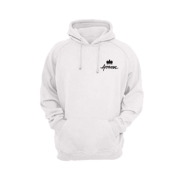 Moletom Blusa De Frio Approve Canguru DIRTYPINK - BRANCO GG - QUEIMA DE ESTOQUE
