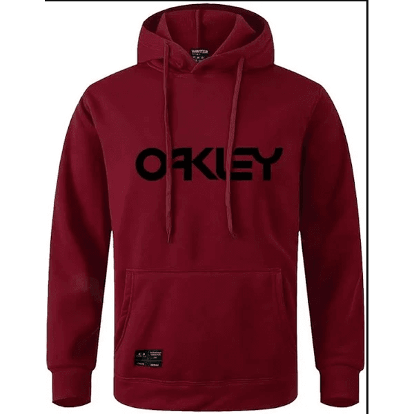 Moletom Okley Canguru Masculino - BORDO GG - QUEIMA DE ESTOQUE