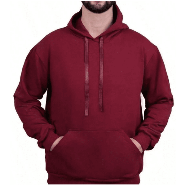 Moletom Paris Masculino Tendência - Bordo - QUEIMA DE ESTOQUE