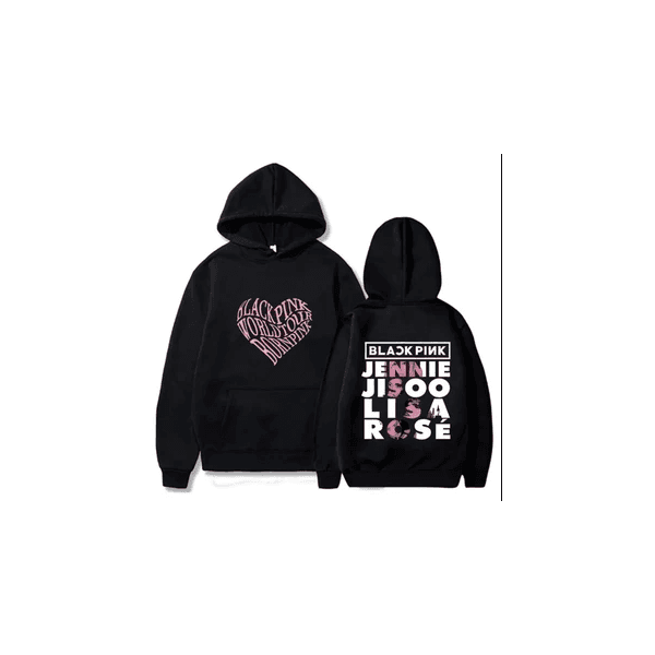 Moletom Blackpink em Promoção - PRETO P - QUEIMA DE ESTOQUE