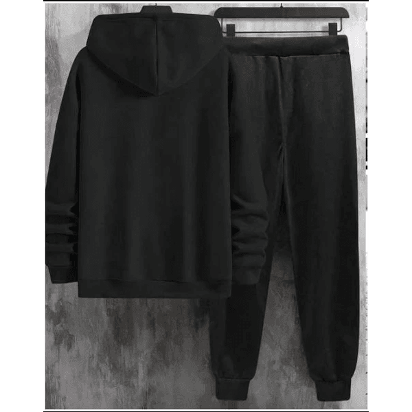 Conjunto Moletom Masculino God Got Me Streetwear - PRETO - QUEIMA DE ESTOQUE