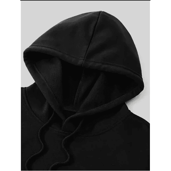 Moletom Canguru Solo Bear Thug Life - PRETO - QUEIMA DE ESTOQUE