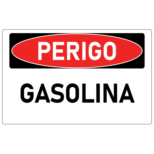 Placa de Perigo | Gasolina