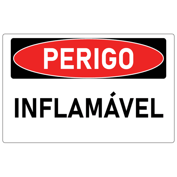 Placa de Perigo | Inflamável