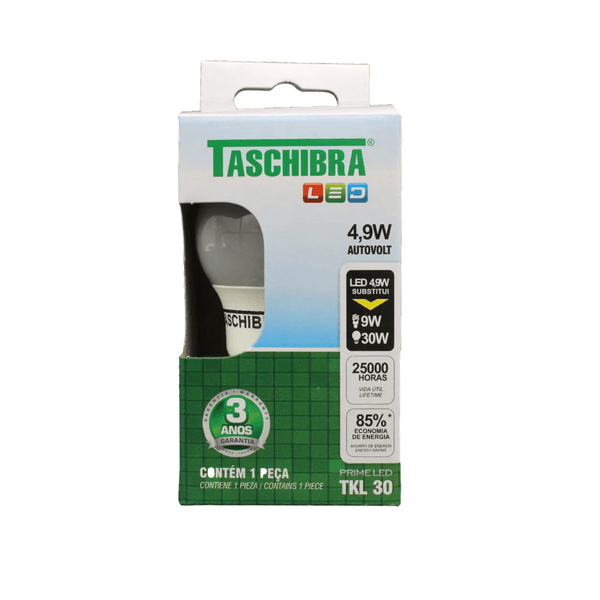 Lampada Taschibra TKL 30/4,9W 6500k E27