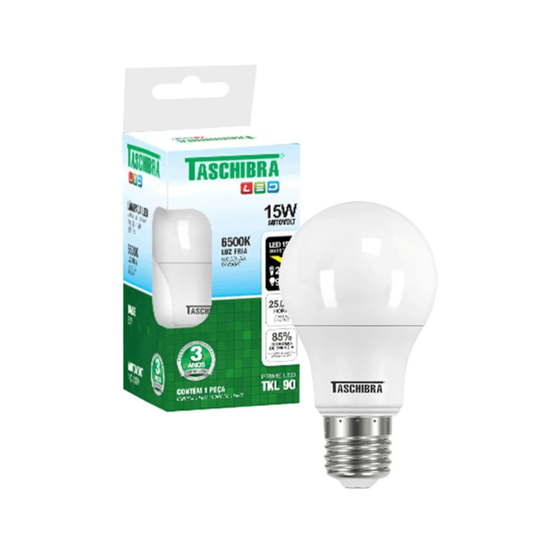 Lâmpada Led TKL 90/15W 6500K - Taschibra 