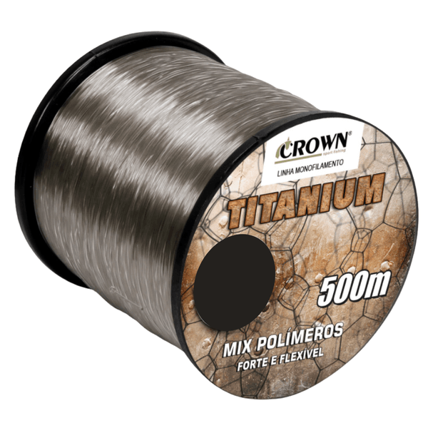 Linha de Pesca Monofilamento Titanium - Crown