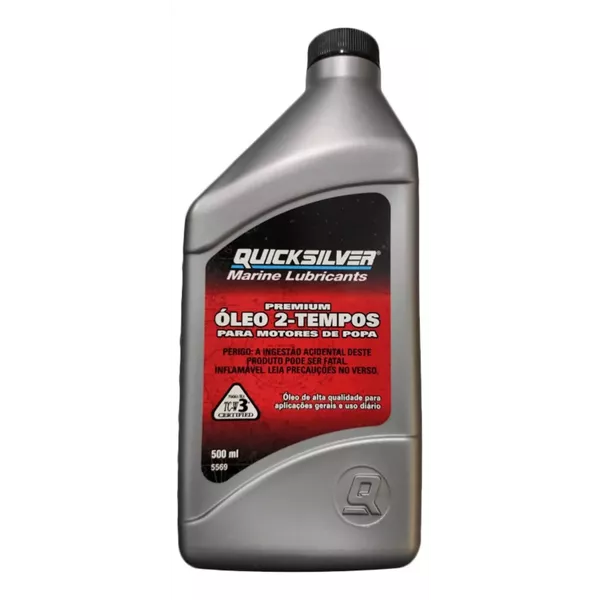 Òleo lubrificante Quicksilver Tcw3 2 Tempos 500Ml - Mercury