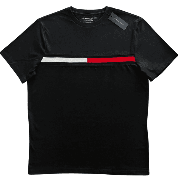 Camiseta Preta Masculina Tommy Hilfiger 