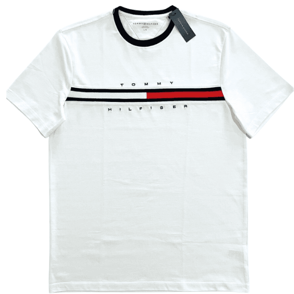 Camiseta Branca Masculina Tommy Hilfiger 