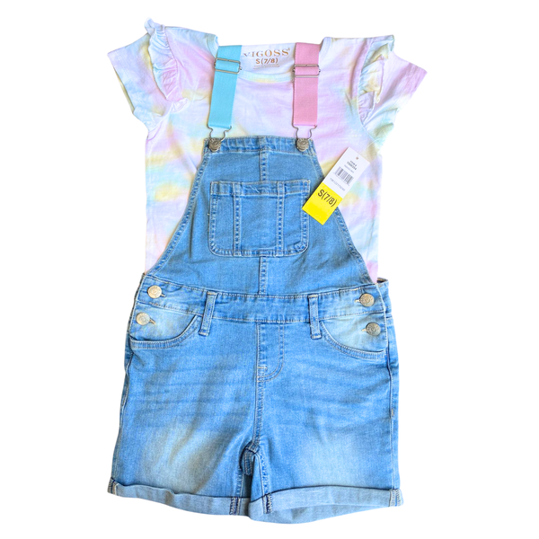 Jardineira com Short e Blusa Tie Dye Vigoss