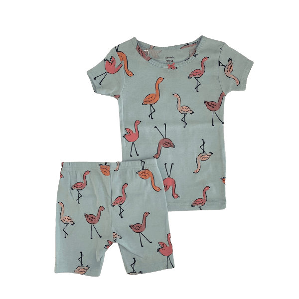 Pijama Verão Com 2 Peças Carter's Cisne Azul