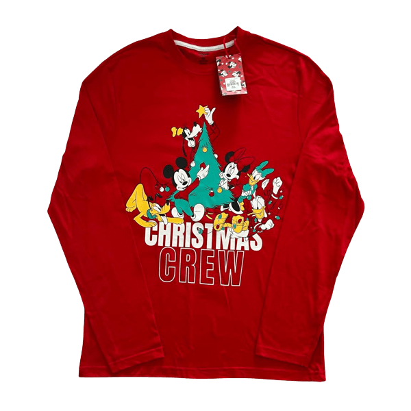 Blusa Manga longa christmans Disney