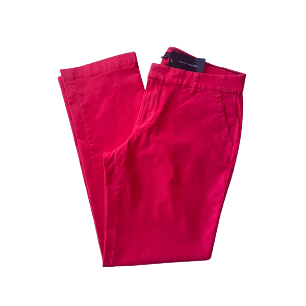 Calca com Stretch Feminina Rosa Tommy Hilfiger