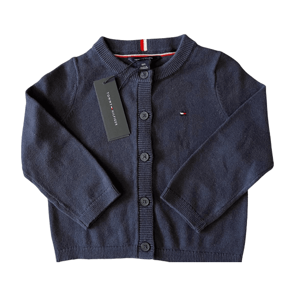 Cardigã Infantil Azul Marinho Tommy Hilfiger