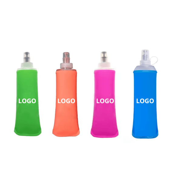 Garrafa Squeeze Silicone Dobrável Personalizada com Nome ou Marca 