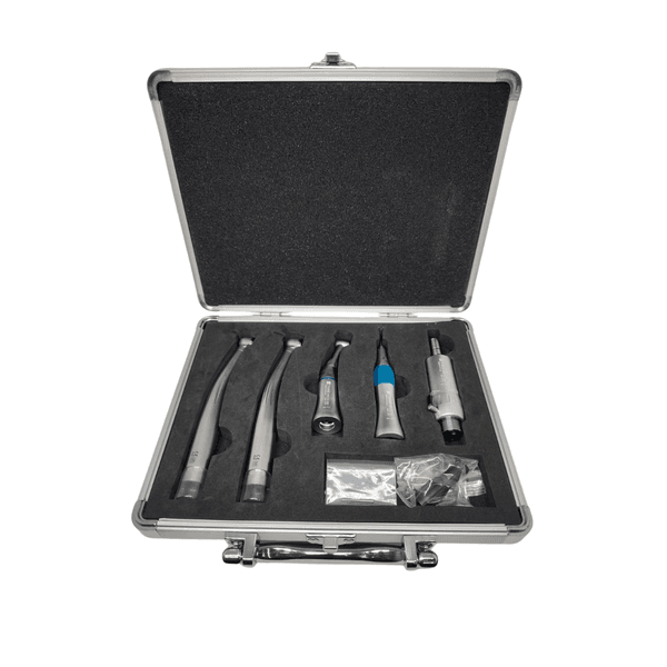 Kit Maleta Odontológica 5 Peças de Mão Pb com Led S10