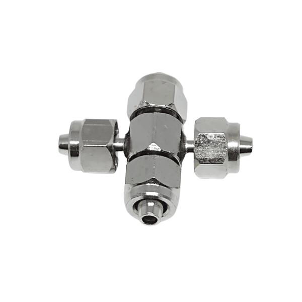 Conexão Cruz (Cruzeta) com Porcas 3,3mm
