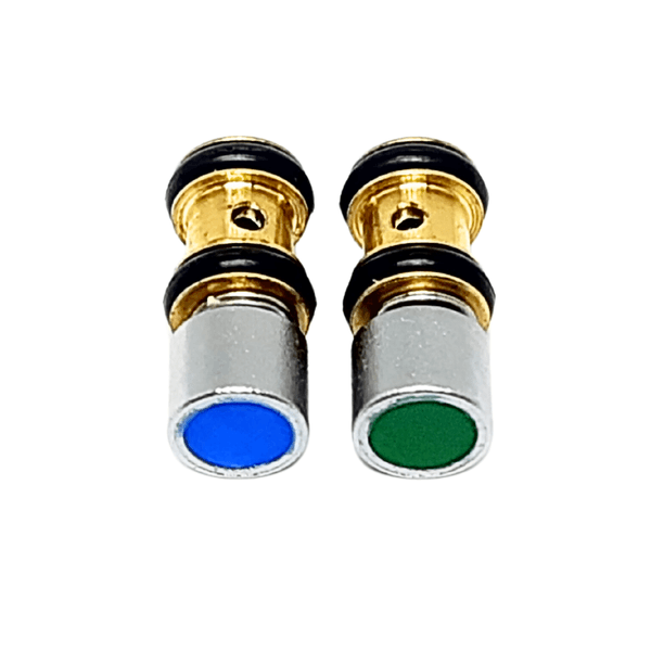 Botão Seringa Tríplice Azul e Verde Mod Novo Dabi (Kit 2)