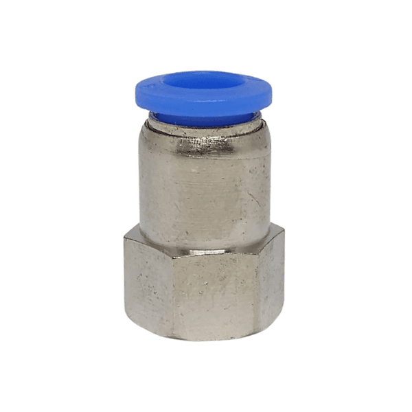Conexão Engate Rápido Fêmea (Metal) 08mm X 1/4'' Npt