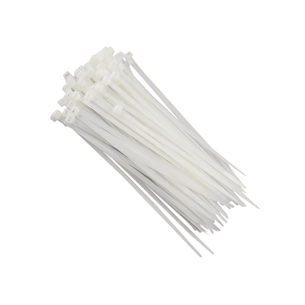 Abraçadeira 2,5x100mm Branca (Kit 100)