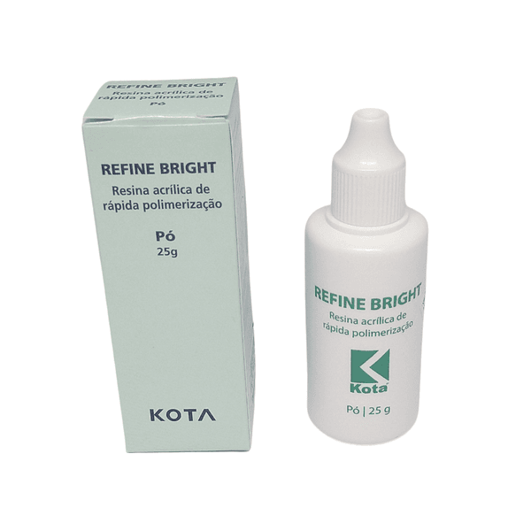 Resina Acrílica Polimerização Refine Brigth A3.5 Pó 25g