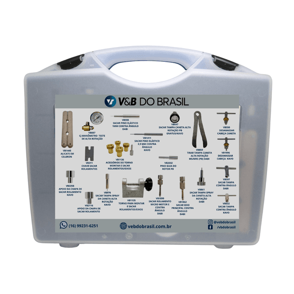 Kit Premium para Manutenção de Pontas Odontológicas