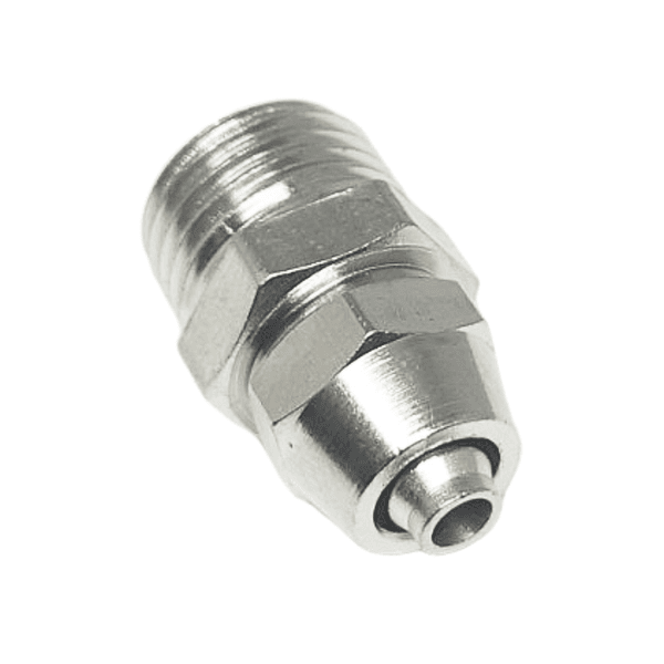 Conexão Reta Macho Metal 6mm X 1/4
