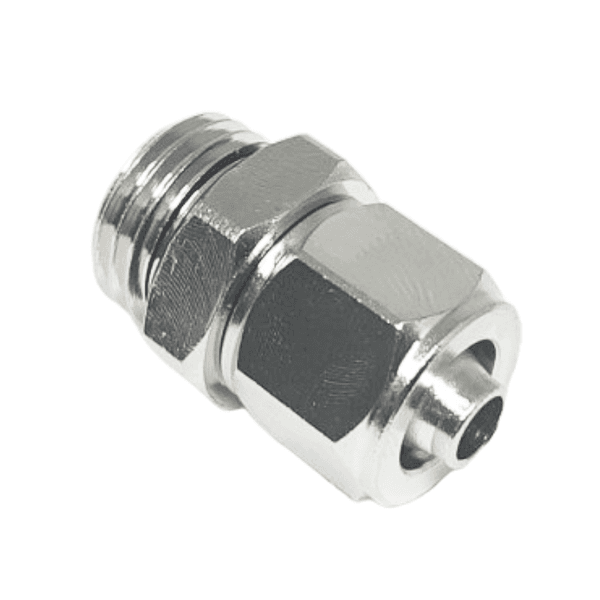Conexão Reta Macho Metal 8mm X 1/4