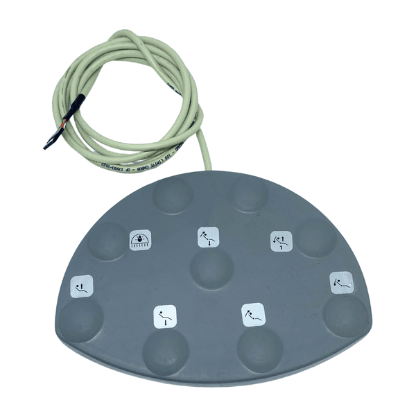 Pedal Comando Elétrico Cadeira Odontológica Cinza Gnatus