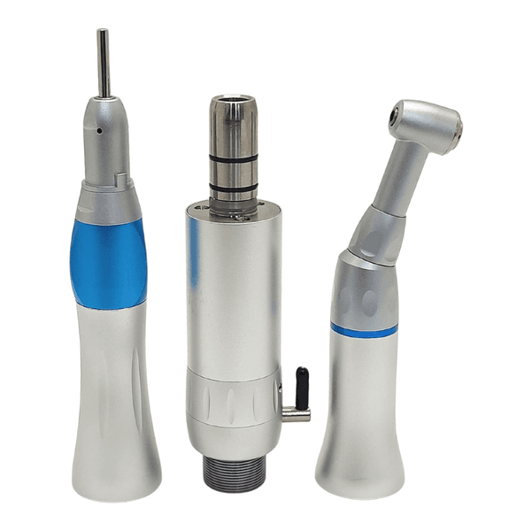 Kit 3 Peças de Mão Micromotor Peça Reta e contra Ângulo S10