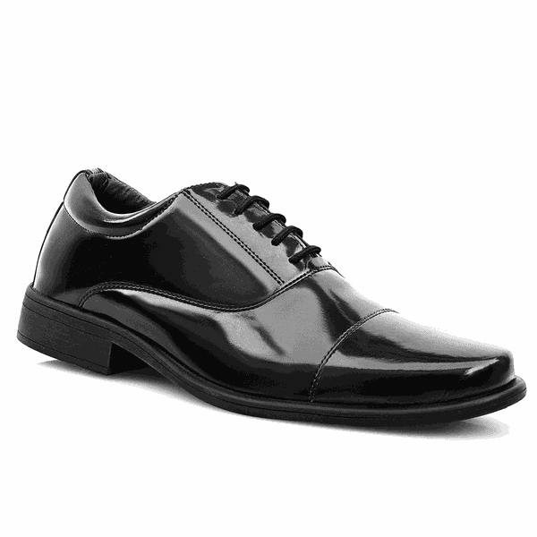 Sapato Social Masculino Preto Verniz Ares