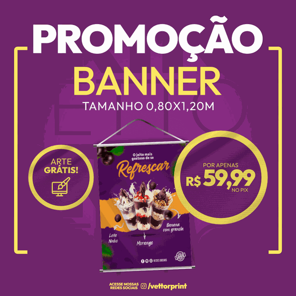 Banner 0,80x1,20m