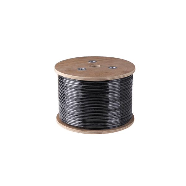 Cabo Coax Out Sol Long Range 5mm Pt 300m