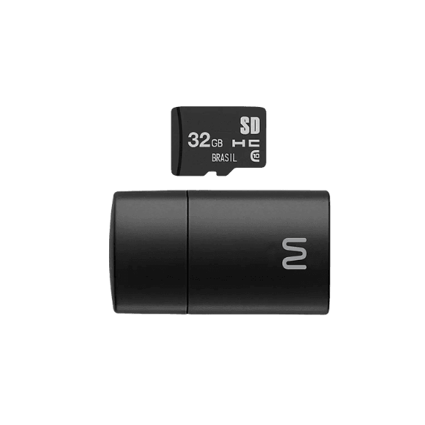 Pen Drive 2 em 1 Leitor USB + Cartão De Memória Classe10 32GB mc163