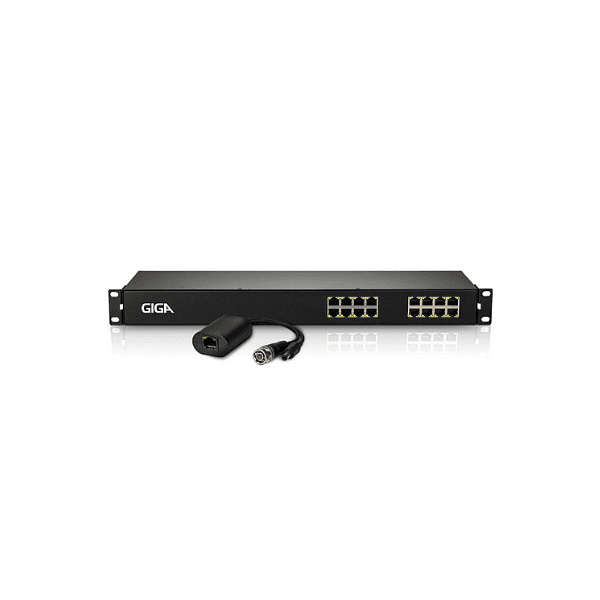 GIGA PVT 16 Canais Power Balun Open 4 Mega Slim – GS0061