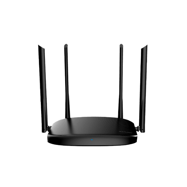 Roteador 1200ac Dual Band 4 Antenas Qos- Preto - Re184 - Multilaser